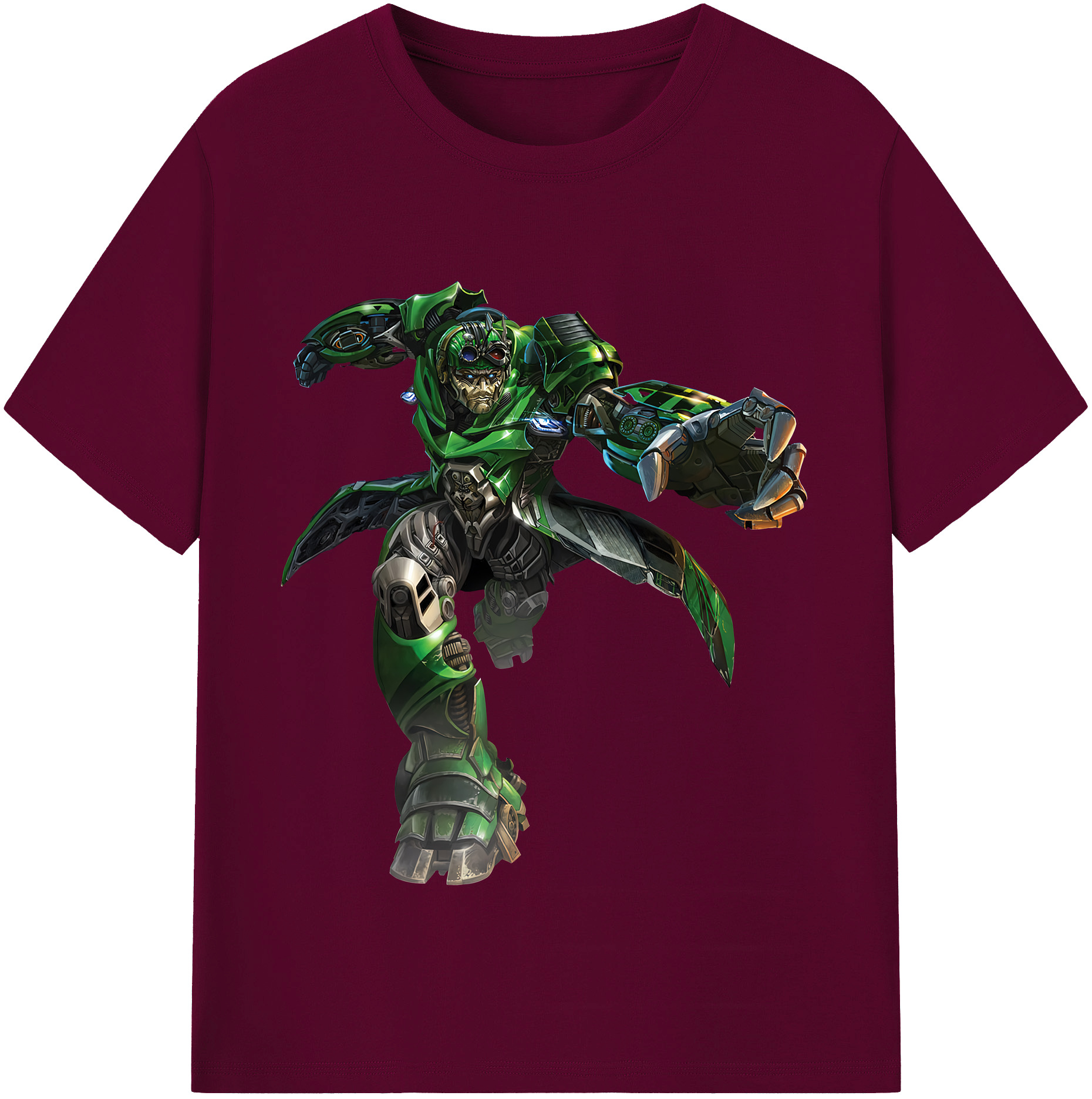 （画像用） Transformers トランスフォーマー レディースカジュアルプリントTシャツ（綿100％）